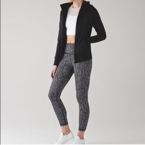 Lululemon High Times Luon Jacquard Black Silver